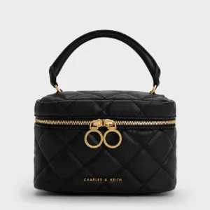 Quilted Two-Way Zip Bag