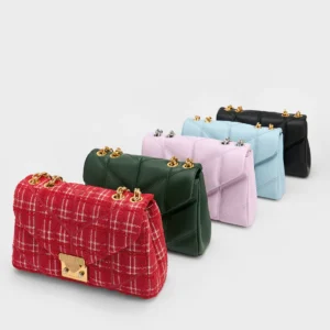 Eudora Chevron Trapeze Bag